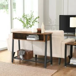 VASAGLE Konsolentisch »LNT93X«, Flurtisch, Sideboard, einfache Montage, Wohnzimmer, vintage -Vasagle Auslauf Geschäft a691f904 dadd 4cbb baf8 7e0309ace5b5