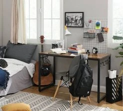 VASAGLE Schreibtisch »LWD59X LWD58X«, Computertisch, Bürotisch mit 8 Haken, Arbeitszimmer, einfacher Aufbau, Metall, vintage -Vasagle Auslauf Geschäft a6e5e94c 2484 42a6 b8ab 7920d9652a9f