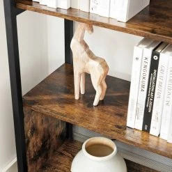 VASAGLE Bücherregal »LBC073B01«, Standregal, 5 Ebenen, Gitter-Rückwand, Wohnzimmer, Schlafzimmer, vintage -Vasagle Auslauf Geschäft a81e8279 f549 41f3 b68d 902f4f9bb26d