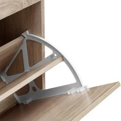 VASAGLE Schuhschrank »LBC602H LBC02WT« Schuhkommode, Trennwände verstellbar und abnehmbar, für 12 Paar Damenschuhe oder 8 Paar Herrenschuhe Eichefarben, Wei&szlig; -Vasagle Auslauf Geschäft a8a53aed 1dbb 46d6 804b c32b1a48dc2b