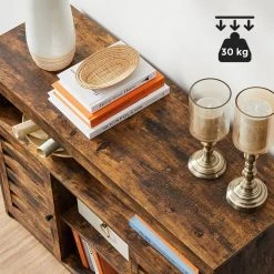 VASAGLE Anrichte »LBF003X01«, Beistellschrank, Küchenschrank mit Ablagen, Wohnzimmer, Esszimmer, Schlafzimmer, vintagebraun 11 VASAGLE Anrichte »LBF003X01«, Beistellschrank, Küchenschrank mit Ablagen, Wohnzimmer, Esszimmer, Schlafzimmer, vintagebraun -Vasagle Auslauf Geschäft abf76c92 2c40 4c0b 8a9d 55ff5f85429a