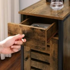 VASAGLE Nachtschrank »LET066B01« Beistelltisch, 30 cm Nachtschrank für kleine Räume, mit Schublade, vintage 13 VASAGLE Nachtschrank »LET066B01« Beistelltisch, 30 cm Nachtschrank für kleine Räume, mit Schublade, vintage -Vasagle Auslauf Geschäft af471aa2 d55e 4967 96e7 fe2a8b07a5ef