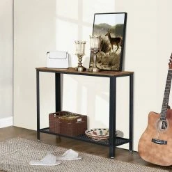 VASAGLE Konsolentisch »LNT80X LNT86X«, Konsolentisch, Beistelltisch, Flurtisch, vintage Vintage-schwarz -Vasagle Auslauf Geschäft af7d2271 41b3 4af1 a13c 5d8aafeeaadf