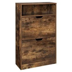 VASAGLE Schuhschrank »LBC040X01 LBC040W01« Schuhregal mit 2 Klappen und mit Zusatzfach, Schuhaufbewahrung, 60 x 24 x 102 cm Vintage, Weiß 24 VASAGLE Schuhschrank »LBC040X01 LBC040W01« Schuhregal mit 2 Klappen und mit Zusatzfach, Schuhaufbewahrung, 60 x 24 x 102 cm Vintage, Weiß -Vasagle Auslauf Geschäft b0ac658b 5f86 4846 ba0f 4585746159db