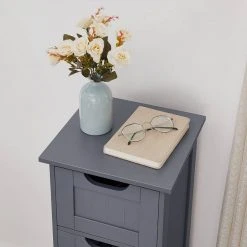 VASAGLE Badkommode »LHC40W LHC040G01«, Badezimmerschrank, Badschrank, weiß Grau, Weiß 33 VASAGLE Badkommode »LHC40W LHC040G01«, Badezimmerschrank, Badschrank, weiß Grau, Weiß -Vasagle Auslauf Geschäft b310c118 ca39 4449 b29e 80350000d90a