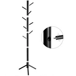 VASAGLE Garderobenständer »RCR004B01«, Kleiderständer, aus Massivholz, 47 x 47 x 175 cm, schwarz 15 VASAGLE Garderobenständer »RCR004B01«, Kleiderständer, aus Massivholz, 47 x 47 x 175 cm, schwarz -Vasagle Auslauf Geschäft b629db69 30a2 4e2d 85a7 461852c82651