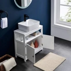 VASAGLE Waschbeckenunterschrank »BBC301W01« Badezimmerschrank, Aufbewahrungsschrank, 60 x 30 x 60 cm, weiß -Vasagle Auslauf Geschäft b83679d6 198e 4eb5 a721 ae5cd9d9c3e0