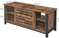 VASAGLE Lowboard »LTV41BX«, TV-Schrank für Fernseher bis 48 Zoll, Schuhschrank, Schiebetüren und verstellbarer Regalebene, Wohnzimmer, 110 x 40 x 45 cm 12 VASAGLE Lowboard »LTV41BX«, TV-Schrank für Fernseher bis 48 Zoll, Schuhschrank, Schiebetüren und verstellbarer Regalebene, Wohnzimmer, 110 x 40 x 45 cm -Vasagle Auslauf Geschäft b8e3a0f6 05ba 4985 9025 a1205ec86e44