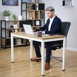 VASAGLE Schreibtisch »LWD64N LWD64X«, Computertisch, stabiles Metallgestell, fürs Home Office, vintage Weiß 23 VASAGLE Schreibtisch »LWD64N LWD64X«, Computertisch, stabiles Metallgestell, fürs Home Office, vintage Weiß -Vasagle Auslauf Geschäft bc0b508c 84ab 41ab b2fd dc96f40c341a