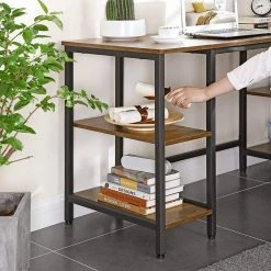 VASAGLE Schreibtisch »LWD54X«, Bartisch, Bürotisch, Computertisch, große Tischoberfläche, Arbeitszimmer, 137 x 55 x 75 cm, vintage 12 VASAGLE Schreibtisch »LWD54X«, Bartisch, Bürotisch, Computertisch, große Tischoberfläche, Arbeitszimmer, 137 x 55 x 75 cm, vintage -Vasagle Auslauf Geschäft bc42dba6 69b0 4399 94e8 120b31403b8a