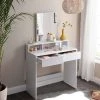 VASAGLE Schminktisch »RDT113W01«, Frisiertisch,Kosmetiktisch mit Spiegel und 2 Schubladen,weiß 2 VASAGLE Schminktisch »RDT113W01«, Frisiertisch,Kosmetiktisch mit Spiegel und 2 Schubladen,weiß -Vasagle Auslauf Geschäft bea0623b 4eae 4708 9cb3 b723c8810759