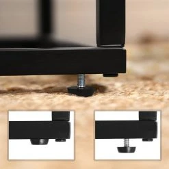 VASAGLE Lowboard »LTV051B01«, TV-Regal, Fernsehtisch, Couchtisch, Glastisch, vintage -Vasagle Auslauf Geschäft c458d1f2 70ef 4efe 8000 62ff2324412d