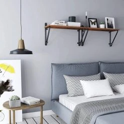 VASAGLE Wandregal »LCR01BX«, Hängeregal, 2er Set, 60 x 20 x 33 cm (L x B x H), Industrie-Design -Vasagle Auslauf Geschäft c4e5dfbf a2bc 4b63 b533 dbe6fb01f7df