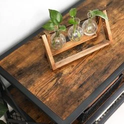 VASAGLE Lowboard »LTV094 / 095B01«, TV-Schrank, Fernsehtisch, TV-Regal, mit Ablagen, Stahlgestell, vintage -Vasagle Auslauf Geschäft c6583720 f256 4476 b12b 605c800ea155