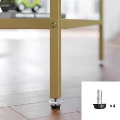 VASAGLE Couchtisch »LGT21G«, Beistelltisch, Glastisch, Sofatisch mit Metallgestell, Hartglas, Ø 84 cm, rund, stabil Gold, Schwarz 46 VASAGLE Couchtisch »LGT21G«, Beistelltisch, Glastisch, Sofatisch mit Metallgestell, Hartglas, Ø 84 cm, rund, stabil Gold, Schwarz -Vasagle Auslauf Geschäft c6c59b53 fb2d 49de 8a5c 688339801ba0