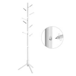VASAGLE Garderobenständer »RCR04WT«, Kleiderständer aus Massivholz, in Baumform, mit 8 Haken, für Kleidung, Hüte, Taschen, Flur, Eingangsbereich, weiß 12 VASAGLE Garderobenständer »RCR04WT«, Kleiderständer aus Massivholz, in Baumform, mit 8 Haken, für Kleidung, Hüte, Taschen, Flur, Eingangsbereich, weiß -Vasagle Auslauf Geschäft c81ff672 2065 40fc a3dd 79f9a054b205