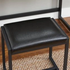 VASAGLE Schminktisch »RVT004B01«, Frisiertisch, Kosmetiktisch mit 3-teiligem Klappspiegel und Hocker, 3 Schubladen, Föhnhalter -Vasagle Auslauf Geschäft c88b55f7 5341 4208 9aca 9c79d6d65e80