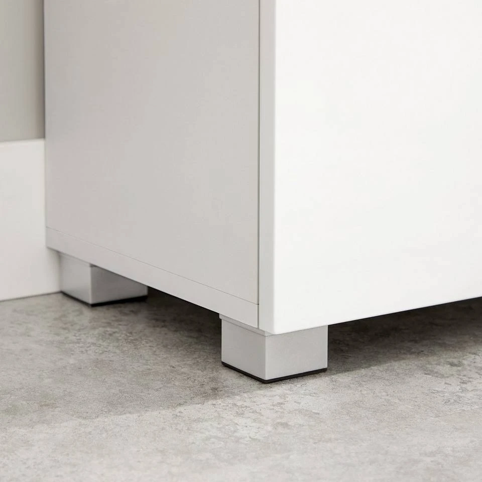 VASAGLE Badkommode »BBK140W01«, Badezimmerschrank, Sideboard mit Schublade, Badezimmer, Flur, 60 x 30 x 80 cm, weiß 12 VASAGLE Badkommode »BBK140W01«, Badezimmerschrank, Sideboard mit Schublade, Badezimmer, Flur, 60 x 30 x 80 cm, weiß – Bild 10