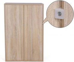 VASAGLE Raumteiler »LBC203 LBC24«, Würfelregal, Bücherschrank, freistehend, als Dekoration, Wohnzimmer, Schlafzimmer, Kinderzimmer Eiche Hell, Wei&szlig;, Vintage -Vasagle Auslauf Geschäft cc42f921 b1db 481b b63c 028f1e91c6b0