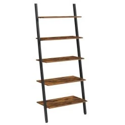 VASAGLE Standregal »LLS46BX«, Leiterregal, Bücherregal mit 5 Ebenen, Wandregal, Wohnzimmer, Küche, stabil, vintage -Vasagle Auslauf Geschäft cd4d6757 b088 4387 bf60 1bb3d2624763