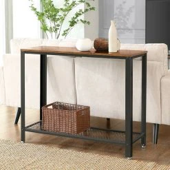 VASAGLE Konsolentisch »LNT80X LNT86X«, Konsolentisch, Beistelltisch, Flurtisch, vintage Vintage-schwarz -Vasagle Auslauf Geschäft cdfeb819 0047 48b6 922b bfe059640bd0