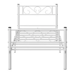 VASAGLE Metallbett »RMB061 RMB063«, Einzelbett, Doppelbett, mit Lattenrost und Bettgestell, für kleine Räume, Gästebett Schwarz, Weiß 44 VASAGLE Metallbett »RMB061 RMB063«, Einzelbett, Doppelbett, mit Lattenrost und Bettgestell, für kleine Räume, Gästebett Schwarz, Weiß -Vasagle Auslauf Geschäft ce099543 5a39 4543 b6a7 710203a98a20