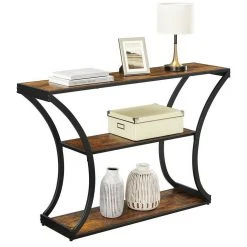 VASAGLE Konsolentisch »LNT089B01«, Flurtisch, verlängerte Tischplatte, Wohnzimmer, Flur, Schlafzimmer, vintage -Vasagle Auslauf Geschäft cf9c6a8b 658f 463c b70b ff0665ebe26d