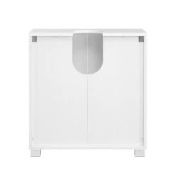 VASAGLE Waschbeckenunterschrank »BBK110W01« Badezimmerschrank mit Doppeltür, 60 x 30 x 63 cm, weiß -Vasagle Auslauf Geschäft d22a39de 9f19 47a0 8af5 f964b15bd65a