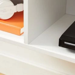 VASAGLE Wandregal »LTV104W01«, Hängeschrank, TV-Regal, TV-Schrank mit 3 Fächern, schwebend, platzsparend, weiß -Vasagle Auslauf Geschäft d2395775 34d1 4cc8 aaef 1e2a0f908ffc