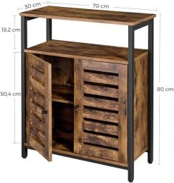 VASAGLE Sideboard »LSC76BX«, Sideboard, Küchenschrank, vintage -Vasagle Auslauf Geschäft d5b540e7 3bd5 43f5 9ef9 7004441acea6