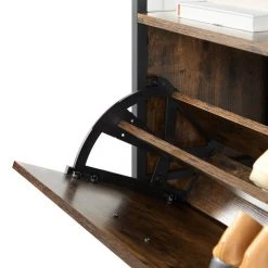 VASAGLE Schuhschrank »LBS101B01« Schuhregal, mit 3 Klappen, Schuhablage, für 15-18 Paar Schuhe, vintage -Vasagle Auslauf Geschäft d5e3d078 c82d 4df2 ba5e ad10a527e8ba