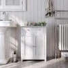 VASAGLE Badkommode »BBC61«, Badezimmerschrank, mit Schublade und verstellbarem Zwischenfach, Landhausstil, 60 x 30 x 80 cm, weiß -Vasagle Auslauf Geschäft d6b2ab1a c972 40c0 9665 ab775a1cb47c