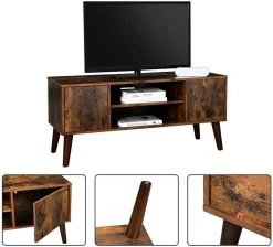 VASAGLE Lowboard »LTV08BX«, TV-Schrank, Fernsehtisch, Fernsehschrank, vintage -Vasagle Auslauf Geschäft d817f9f9 2bda 44d1 b36f ec66db19585c