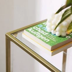 VASAGLE Konsolentisch »LGT27G LGT024A01«, Beistelltisch Sofatisch, 3 Ebenen, Ablagen aus Hartglas, goldfarben 24 VASAGLE Konsolentisch »LGT27G LGT024A01«, Beistelltisch Sofatisch, 3 Ebenen, Ablagen aus Hartglas, goldfarben -Vasagle Auslauf Geschäft d82faa11 9248 4ea7 ad8b 975364828e92