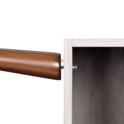 VASAGLE Lowboard »LTV09 LTV120«, Retro TV-Regal, Fernsehtisch, Fernsehschrank, 110/120 x 40 x 49 cm Greige, Vintage, Wei&szlig; -Vasagle Auslauf Geschäft d88c173e 41e1 49e4 b9ef 0fb47d2ab37d