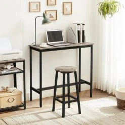 VASAGLE Bartisch »LBT10X LBT010B02«, Küchentisch, 100 x 40 x 90 cm Greige, Vintage 26 VASAGLE Bartisch »LBT10X LBT010B02«, Küchentisch, 100 x 40 x 90 cm Greige, Vintage -Vasagle Auslauf Geschäft d90175dd 7d5f 4e87 85a3 7a4c1f7e6fa2