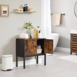 VASAGLE Nachttisch »LSC106B01«, Nachtschrank, mit viel Staumraum, verstellbaren Ablagen, asymmetrischen Türen, 60 x 30 x 60 cm, vintage 12 VASAGLE Nachttisch »LSC106B01«, Nachtschrank, mit viel Staumraum, verstellbaren Ablagen, asymmetrischen Türen, 60 x 30 x 60 cm, vintage -Vasagle Auslauf Geschäft d90e1ffb 5e1c 45b0 a9f1 9f09c16768e9