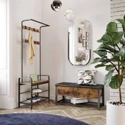 VASAGLE Sitzbank »LSB47BX LSB047B03«, Sitzbank, Eisen, vintage Haselnussbraun -Vasagle Auslauf Geschäft da26153b b7e2 49bf bb49 d0ee617afb6c