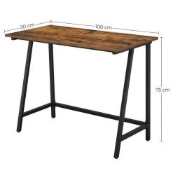 VASAGLE Schreibtisch »LWD40X LWD040B02«, Computertisch, Büro, Arbeitszimmer, einfacher Aufbau, Industrie-Design, 100 x 50 x 75 cm Grau, Vintage 26 VASAGLE Schreibtisch »LWD40X LWD040B02«, Computertisch, Büro, Arbeitszimmer, einfacher Aufbau, Industrie-Design, 100 x 50 x 75 cm Grau, Vintage -Vasagle Auslauf Geschäft db67dd30 9d31 4fac 8d54 90109acb27dd