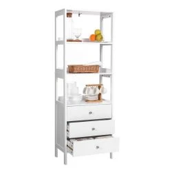 VASAGLE Badkommode »BBC163W01«, Badezimmerschrank, Badschrank, mattweiß 11 VASAGLE Badkommode »BBC163W01«, Badezimmerschrank, Badschrank, mattweiß -Vasagle Auslauf Geschäft dcd716c9 6ab4 4f98 a1aa 0e223a4dd814