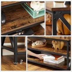 VASAGLE Lowboard »LTV100B01«, TV-Regal, TV-Schrank für Fernseher bis zu 65 Zoll, X-förmige Streben, Schuhregalev 16 VASAGLE Lowboard »LTV100B01«, TV-Regal, TV-Schrank für Fernseher bis zu 65 Zoll, X-förmige Streben, Schuhregalev -Vasagle Auslauf Geschäft dcf36ed0 e75b 4a46 a3c6 e1d47df9b263