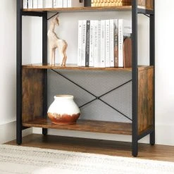 VASAGLE Bücherregal »LBC073B01«, Standregal, 5 Ebenen, Gitter-Rückwand, Wohnzimmer, Schlafzimmer, vintage -Vasagle Auslauf Geschäft dcf66167 2c17 4ef4 b519 0466b4bb96b8