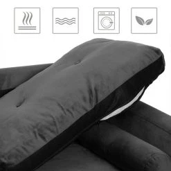 VASAGLE 3-Sitzer »LCS001«, Bezug aus Samt, Metallbeine, Klassisch bis modern, einfacher Aufbau, 183 x 78 x 88 cm Blau, Grau, Petrolfarben, Rosa -Vasagle Auslauf Geschäft de9f6585 ade2 4078 a03d 5df21862a283