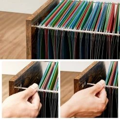 VASAGLE Aktenschrank »OFC041B01« Rollcontainer, frei beweglich, mit Rollen und 3 Schubladen, Druckerständer, vintage -Vasagle Auslauf Geschäft dec115c8 2f5b 4731 9050 d1a6e7b44cfa