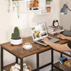 VASAGLE Schreibtisch »LWD54X«, Bartisch, Bürotisch, Computertisch, große Tischoberfläche, Arbeitszimmer, 137 x 55 x 75 cm, vintage 13 VASAGLE Schreibtisch »LWD54X«, Bartisch, Bürotisch, Computertisch, große Tischoberfläche, Arbeitszimmer, 137 x 55 x 75 cm, vintage -Vasagle Auslauf Geschäft e230ea6c 2d9e 4ad5 b8ae 8a58a079c4b8