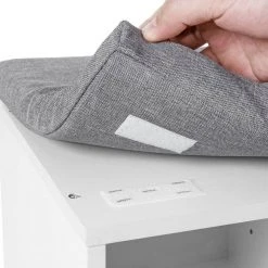 VASAGLE Schuhbank »LHS10«, Schuhregal, Sitzbank, 10 Fächer, mit Polsterung, multifunktional, 104 x 30 x 48 cm Natur, Vintage, Wei&szlig; -Vasagle Auslauf Geschäft e3d5aac6 f740 48f2 9781 e6fd59b30adb