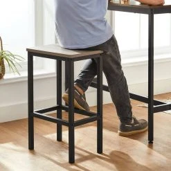 VASAGLE Barhocker »LBC65X LBC065B02«, 2er Set Barstühle, für Küche, Wohnzimmer, Esszimmer, Industrie-Design Greige, Vintage 32 VASAGLE Barhocker »LBC65X LBC065B02«, 2er Set Barstühle, für Küche, Wohnzimmer, Esszimmer, Industrie-Design Greige, Vintage -Vasagle Auslauf Geschäft e41c51f1 0ac5 4c0b bd23 d1848b36d78d