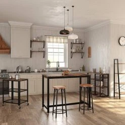 VASAGLE Wandregal »LCR01BX«, Hängeregal, 2er Set, 60 x 20 x 33 cm (L x B x H), Industrie-Design -Vasagle Auslauf Geschäft e917a857 5ace 4892 83cb 8ccc6607b456