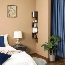 VASAGLE Bücherregal »LBC20BX LBC20WT LBC20BY LBC20BK LBC020M01«, Eckregal, Wandregal mit 5 Ablagen, Schlafzimmer, Wohnzimmer, weiß Grau, Nussbaumfarben, Schwarz, Vintage, Weiß 37 VASAGLE Bücherregal »LBC20BX LBC20WT LBC20BY LBC20BK LBC020M01«, Eckregal, Wandregal mit 5 Ablagen, Schlafzimmer, Wohnzimmer, weiß Grau, Nussbaumfarben, Schwarz, Vintage, Weiß -Vasagle Auslauf Geschäft ea9062fb 6629 4f05 b8fa ed3e342657c2