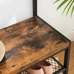 VASAGLE Garderobenständer »HSR86/086/98«, Kleiderständer mit 12 Kleiderhaken und Schuhregal, vintage Greige -Vasagle Auslauf Geschäft ebc4236a 285b 44bb ba74 262600d94c40